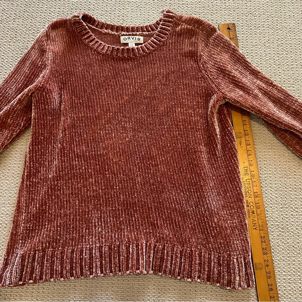Orvis Women's Chenille Sweater - Dusty Pink - Large